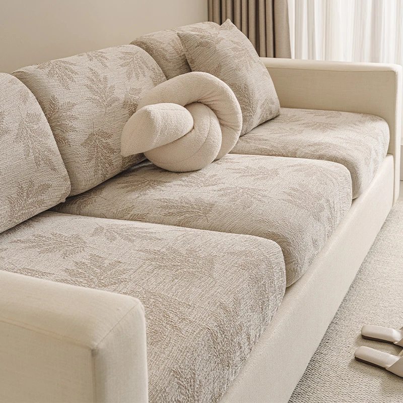 栢叶雪尼尔四季通用沙发套罩弹力全包防滑沙发垫四季靠背巾盖布