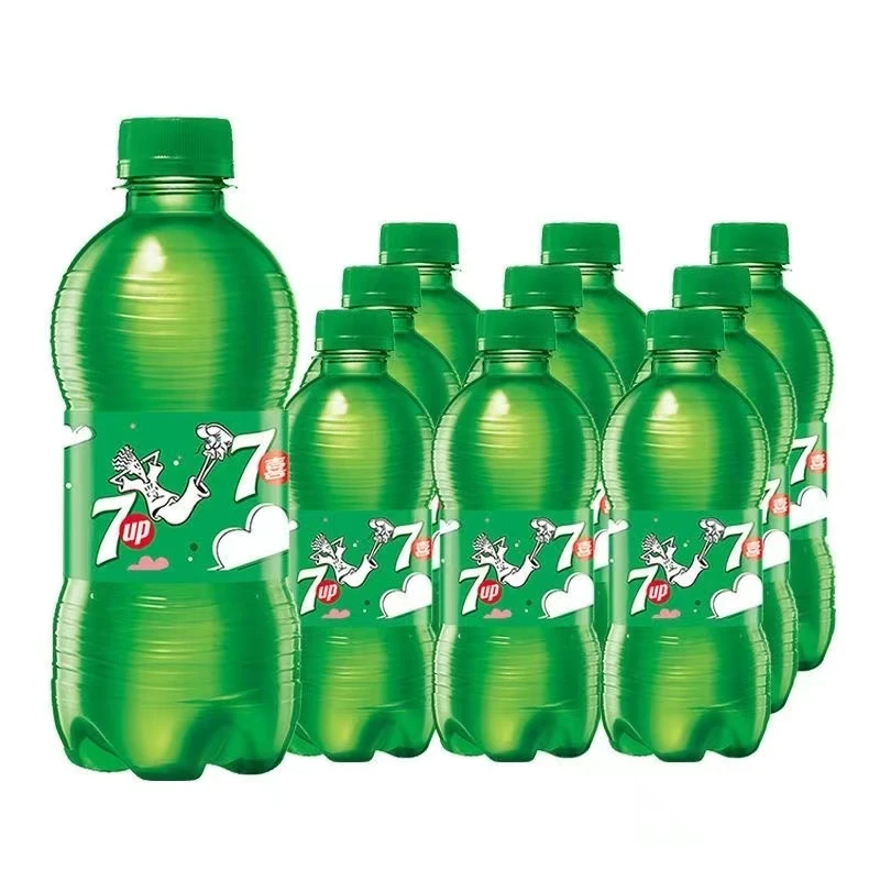 百事可乐7喜柠檬味碳酸汽水七喜300ml×12瓶小瓶装饮料饮品饮品