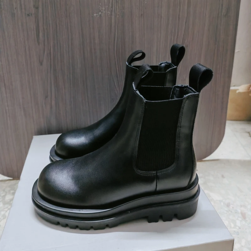 真皮小码短靴切尔西靴33码清仓女靴