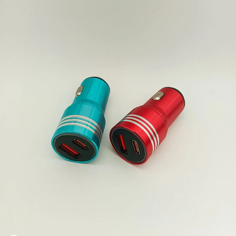 智能48W车载手机充电器全协议QC3.0超级快充PD3W适用于华为手机