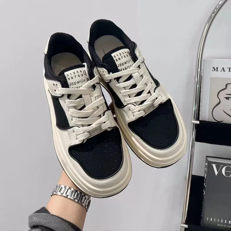 XXH-01 新款2025年小白鞋女百搭春夏厚底休闲女鞋