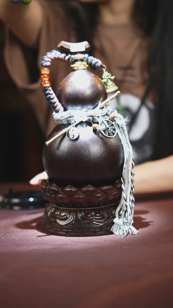 【闪购商品】275大漆酒葫芦可装开水500ML左右