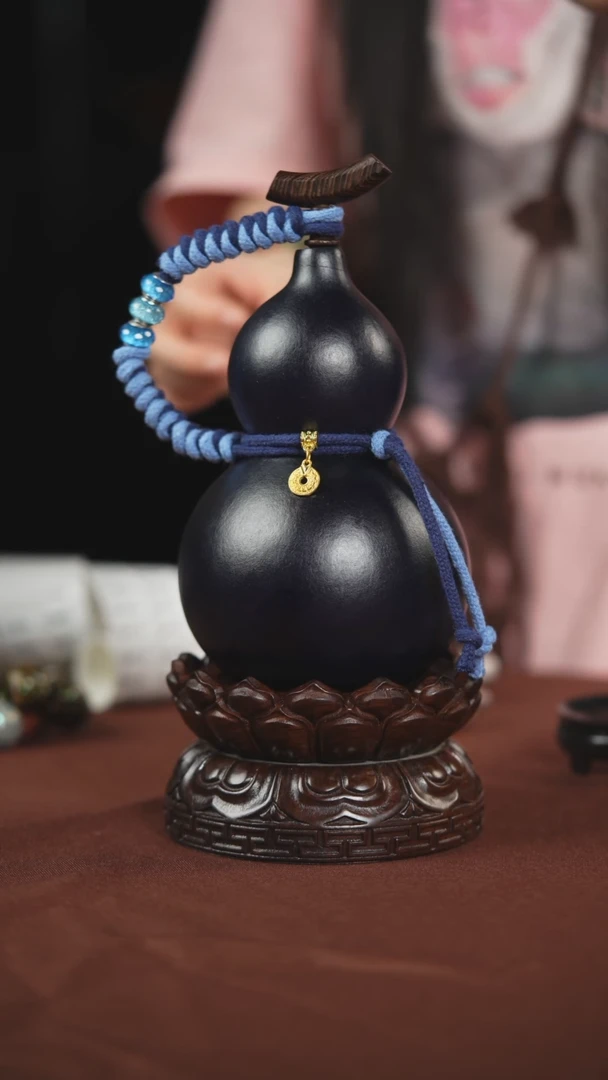 【闪购商品】381大漆酒葫芦可装开水500ML左右