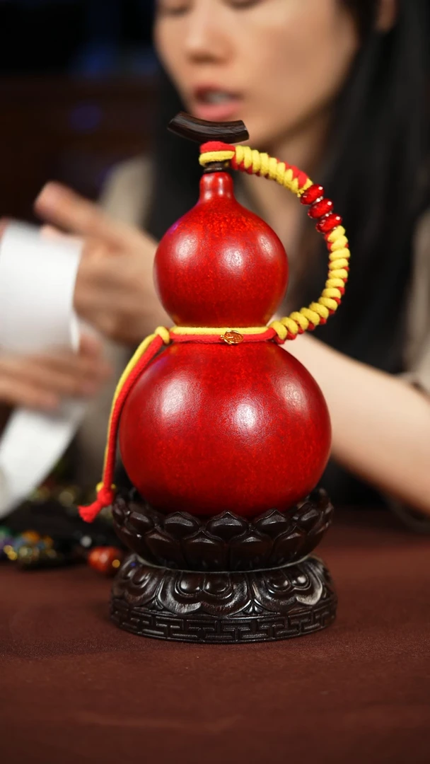 【闪购商品】461大漆酒葫芦可装开水500ML左右