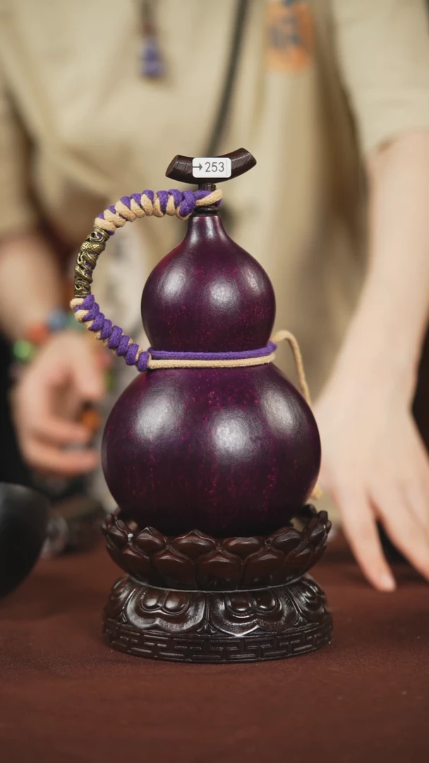 【闪购商品】253大漆酒葫芦可装开水500ML左右