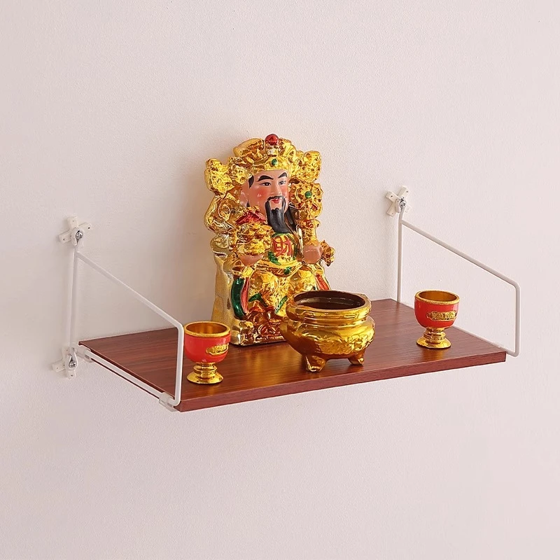 龛壁挂式像摆放台财神爷架子灶王爷观音香炉架简易小供桌