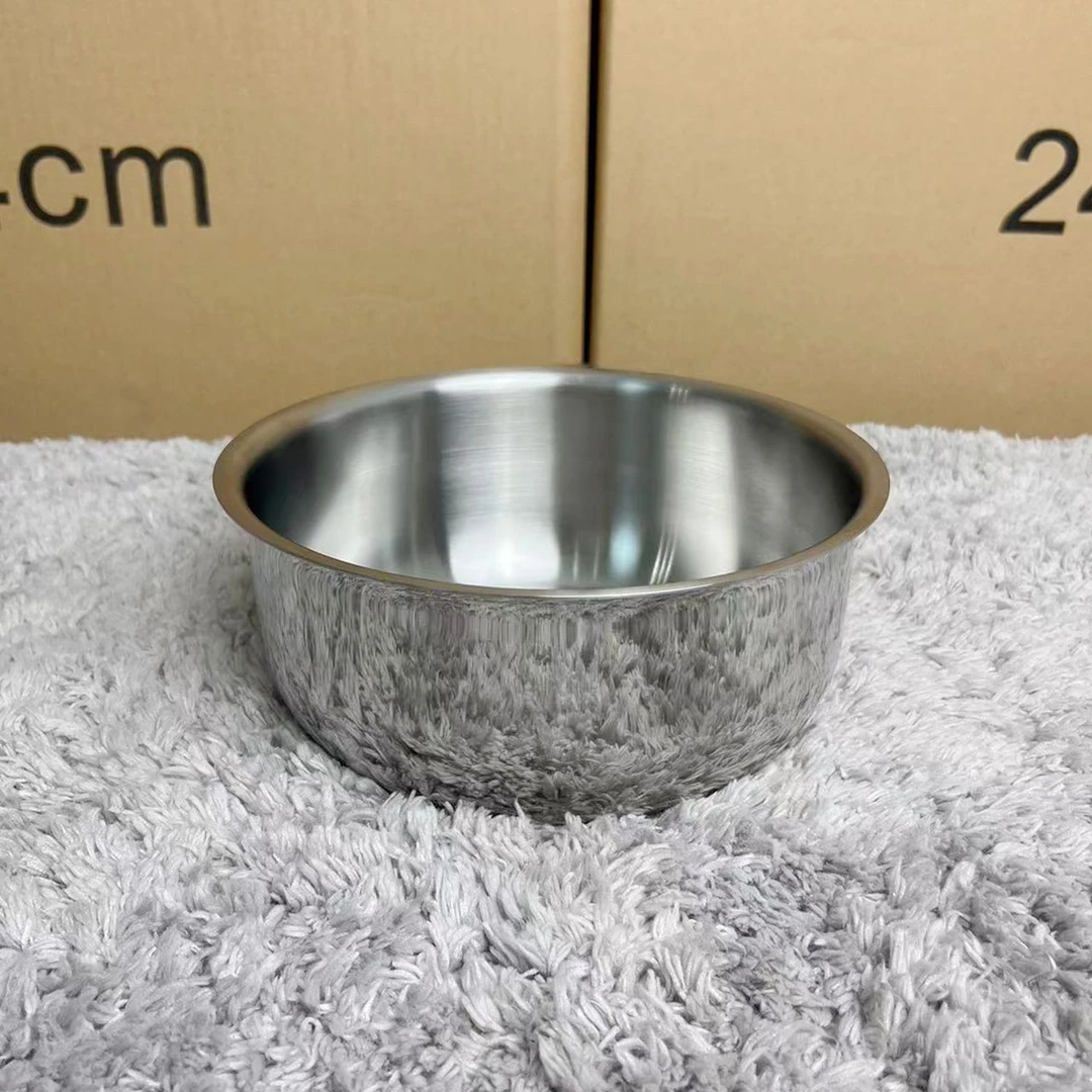 加厚304三层钢一体锅胚18/20/24口径