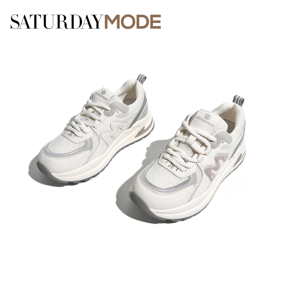 SATURDAYMODE【活力畅行】秋季劲步软底时尚休闲透气阿甘鞋H22
