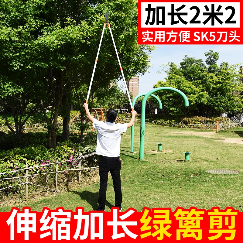 园艺大剪刀草坪绿篱园林绿化剪苗木高枝剪修剪树枝专用剪刀加长剪