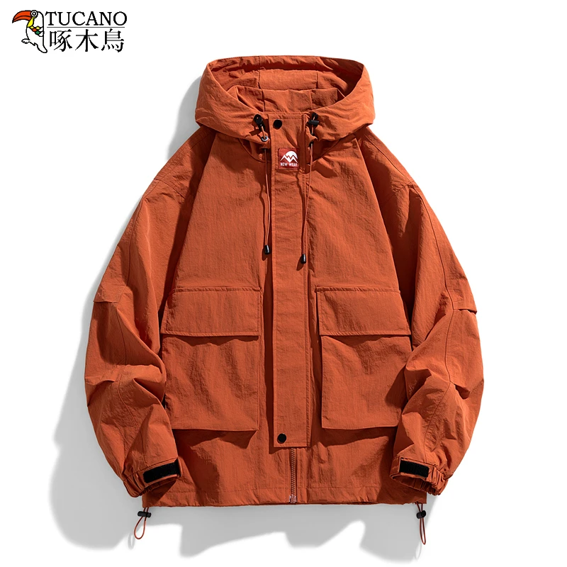 TUCANO/啄木鳥户外ins冲锋衣夹克男女防风防水秋冬情侣日系登山服