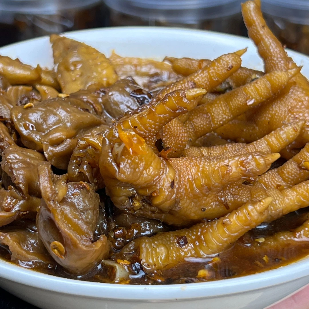 云南普洱特产思茅二中鸡脚香辣即食