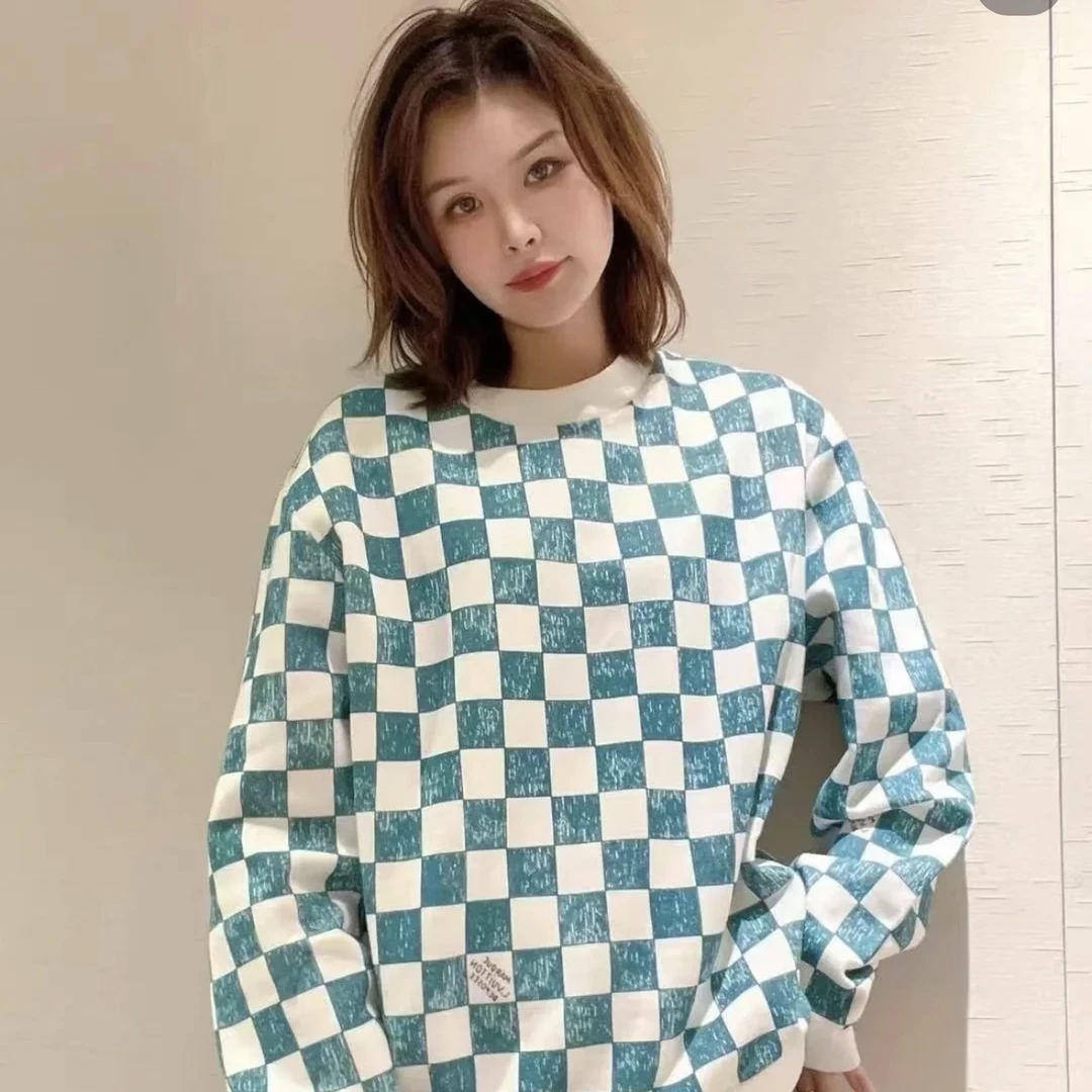 Louis Vuitton/路易威登/棋盘格 磨毛卫衣 S码 95新 GM000251