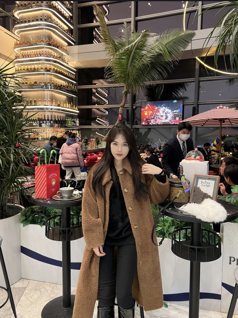 Burberry/博柏利/泰迪长款毛外套 36码 99新 GM001312