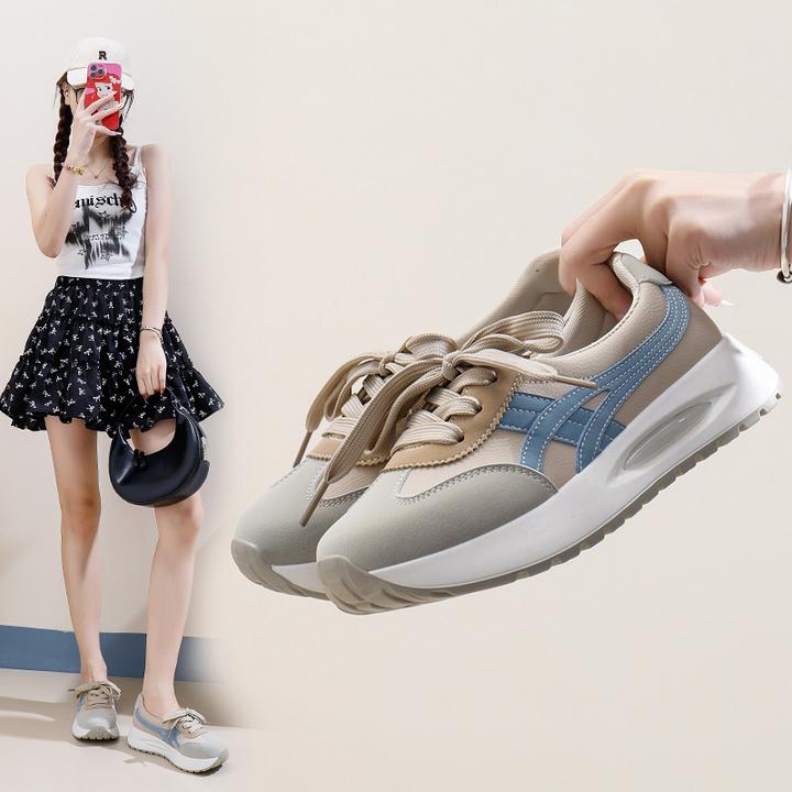 ins韩版老爹鞋女2024新款透气女学生运动鞋增高休闲潮鞋KT2691