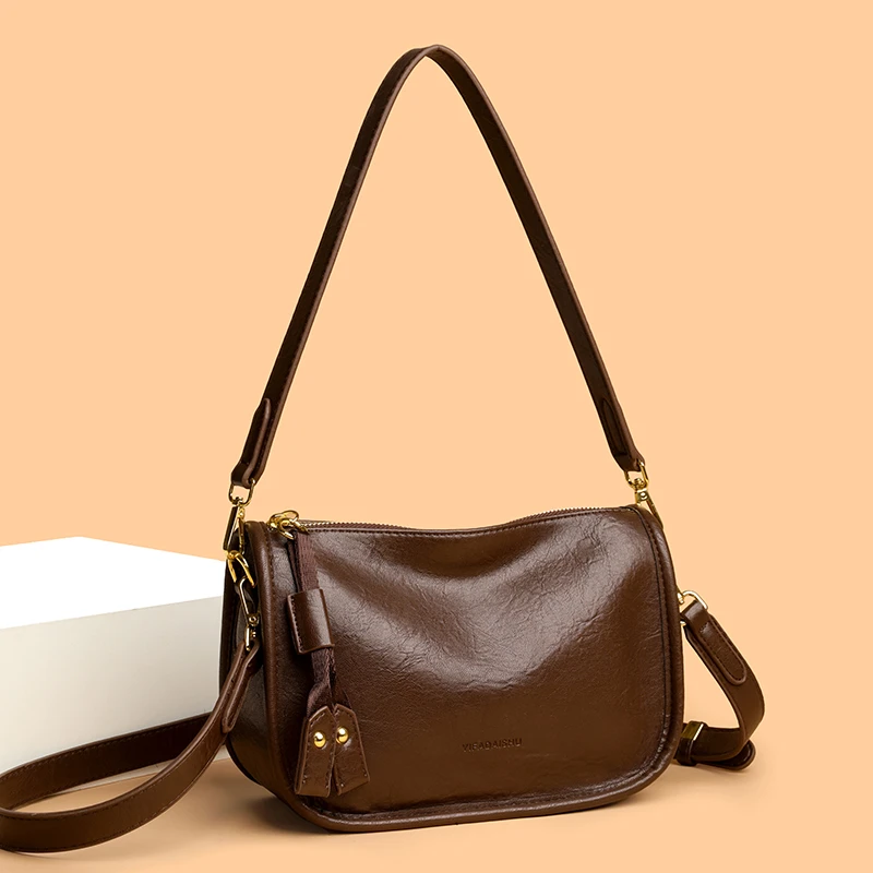 大容量包包女秋冬百搭2024新款复古单肩斜挎包女士高级质感枕头包