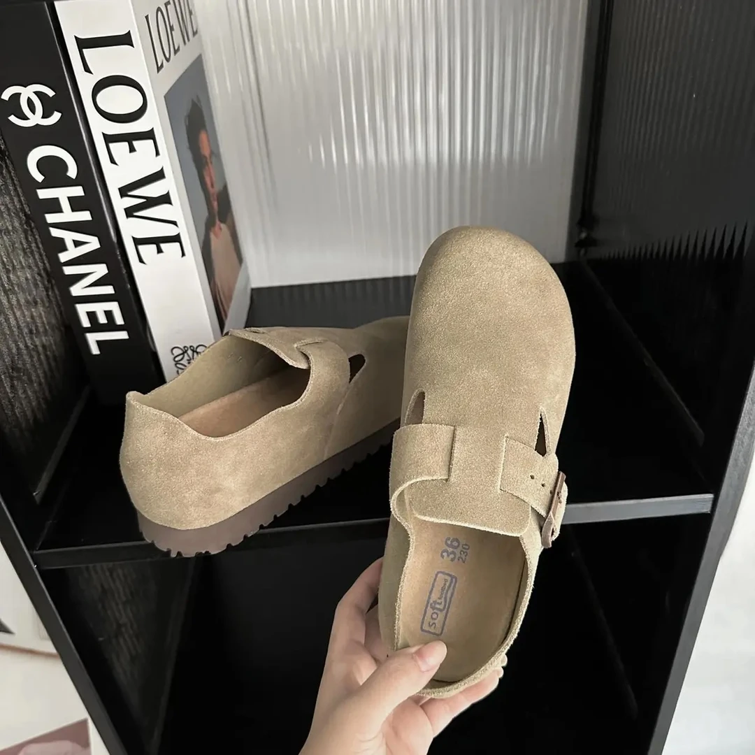 【手工全包鞋】新款勃肯4cm厚底女款高能感时尚百搭休闲勃肯鞋