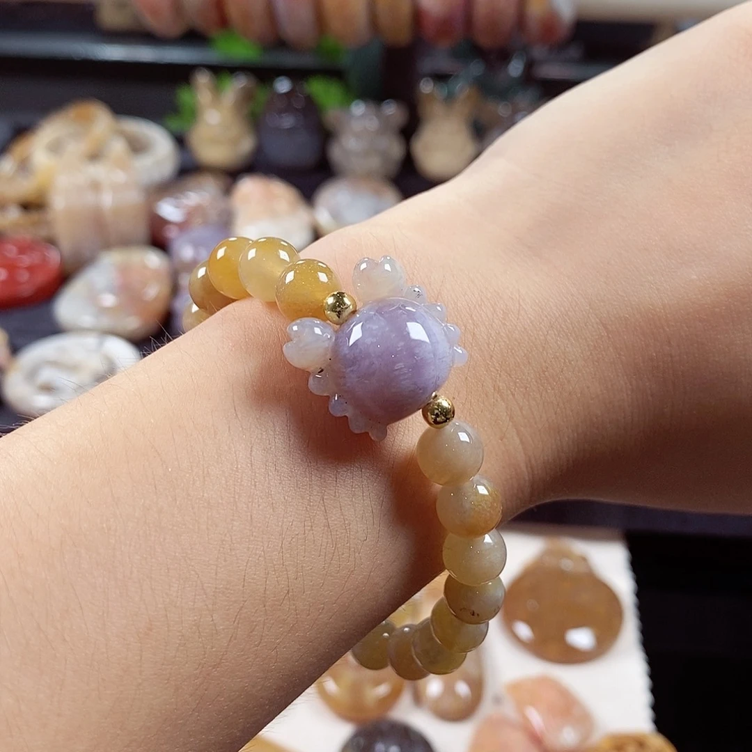 硅化玉颈饰未镶嵌顺**心