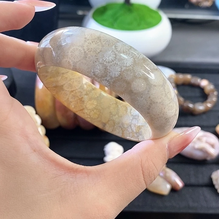 硅化玉手镯未镶嵌58-59