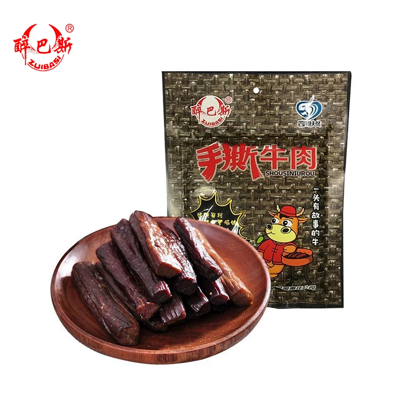 醉巴斯手撕牛肉厂家直销