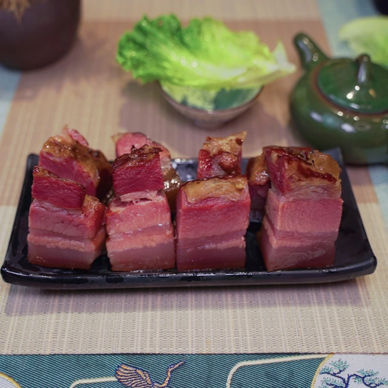 醉巴斯烟熏川味腊肉500g广安特产风干腊肉真空包装