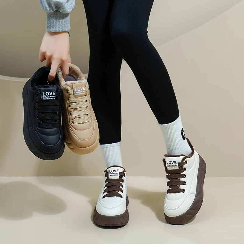 【宠粉福利】温州厂家冬季新款加绒时尚百搭跑步休闲运动休闲鞋女