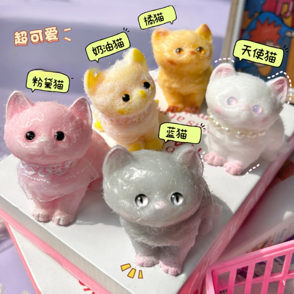 【小红书同款】仿真毛绒猫咪捏捏乐创意解压可爱玩具捏捏玩具