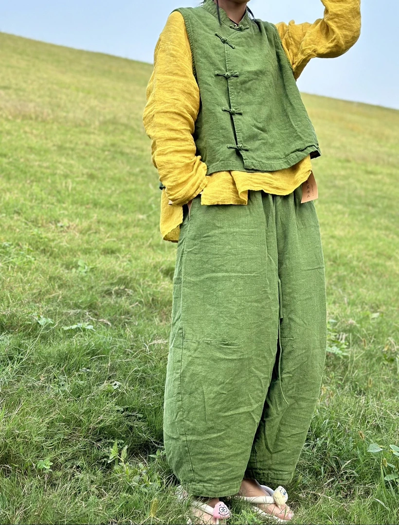 周周布衣 KS2161-双层气球裤 百搭 复古 不显臃肿休闲