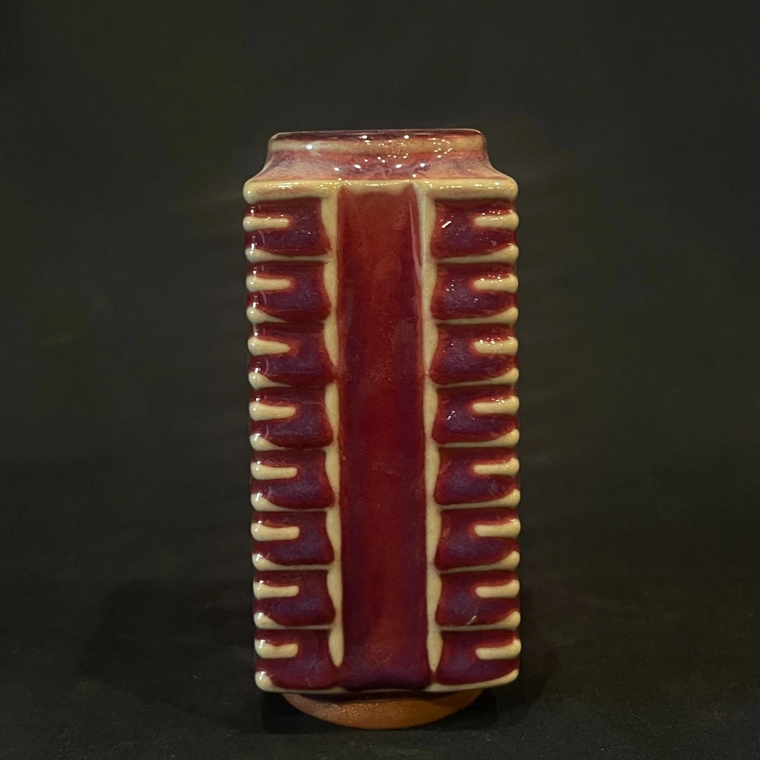 H114景德镇制龙泉玉琮瓶