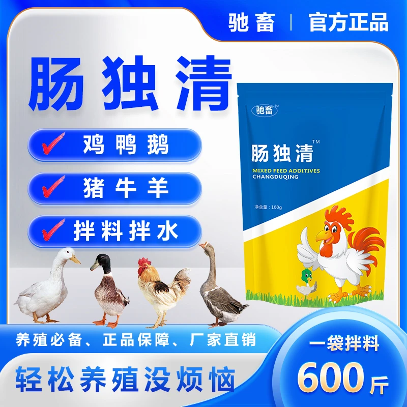 肠独清鸡鸭鹅鸽子用兽用饲料添加剂产品养殖使用品质正品