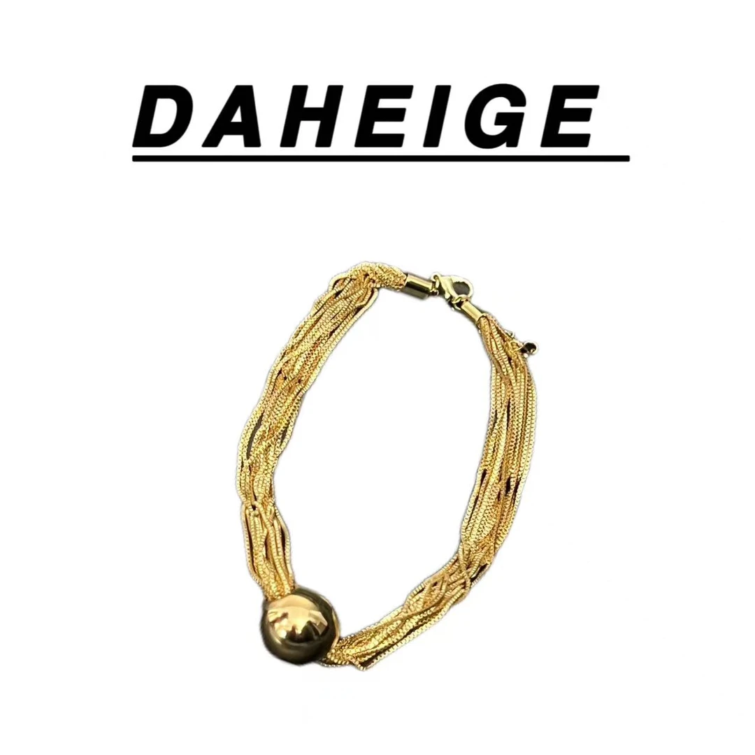 合金项链 黑哥推荐130#爱心亮片可抽拉项链女新款潮设计锁骨链