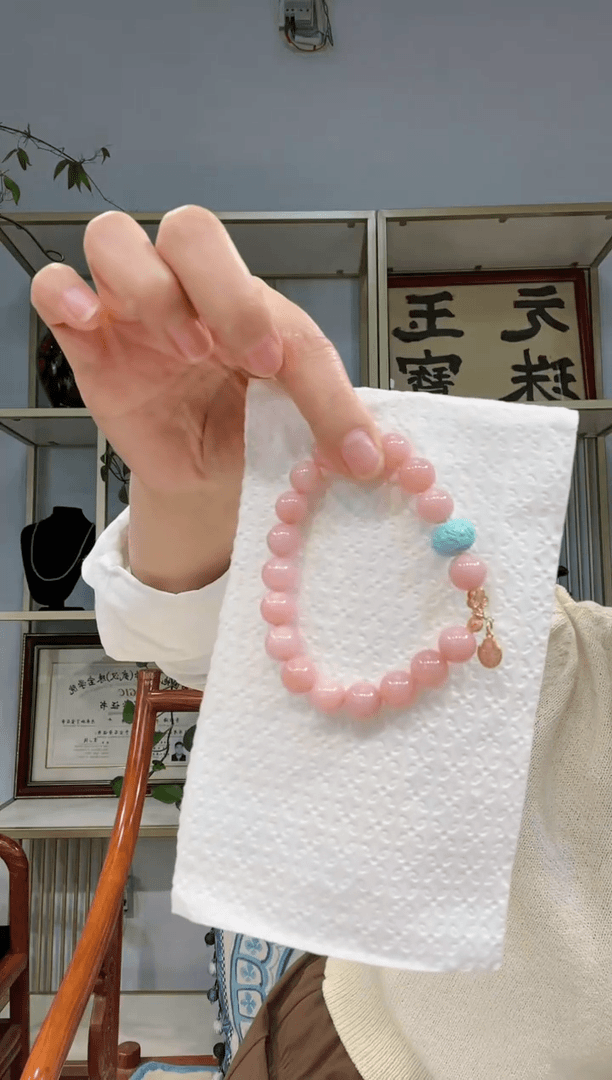 【闪购商品】蛋白石手串未镶嵌 蛋白石 手串10