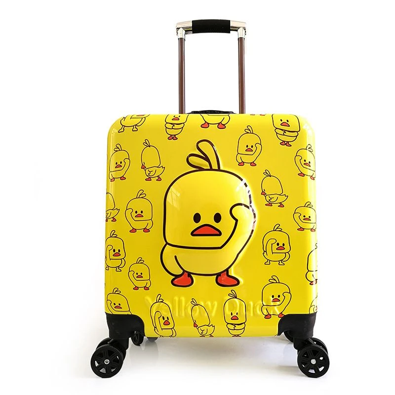 （YOYO的约定）黄色潮流时尚小黄鸭轻便旅行箱