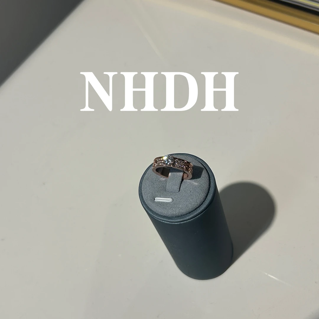 合金合成锆石戒指 单颗繁星宽版戒指