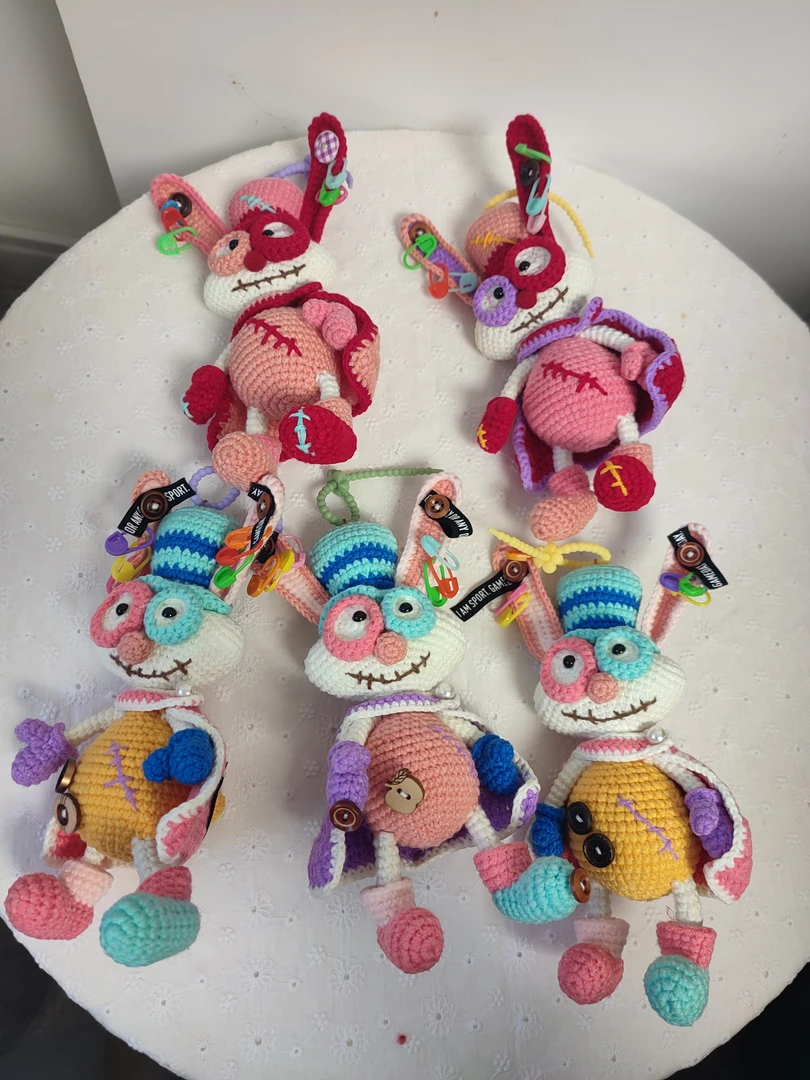 多巴胺 废突突 废物突突 毛线钩织成品 挂件 玩偶 手工制作