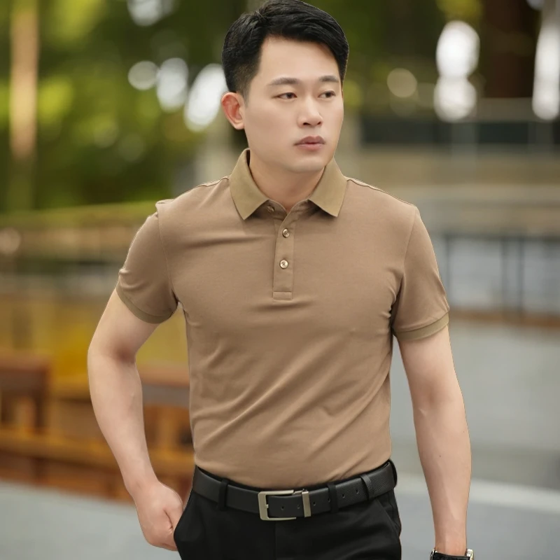 LAOYECHE/老爷车【老爷车】高端商务男士polo衫新疆棉凉感透气百搭