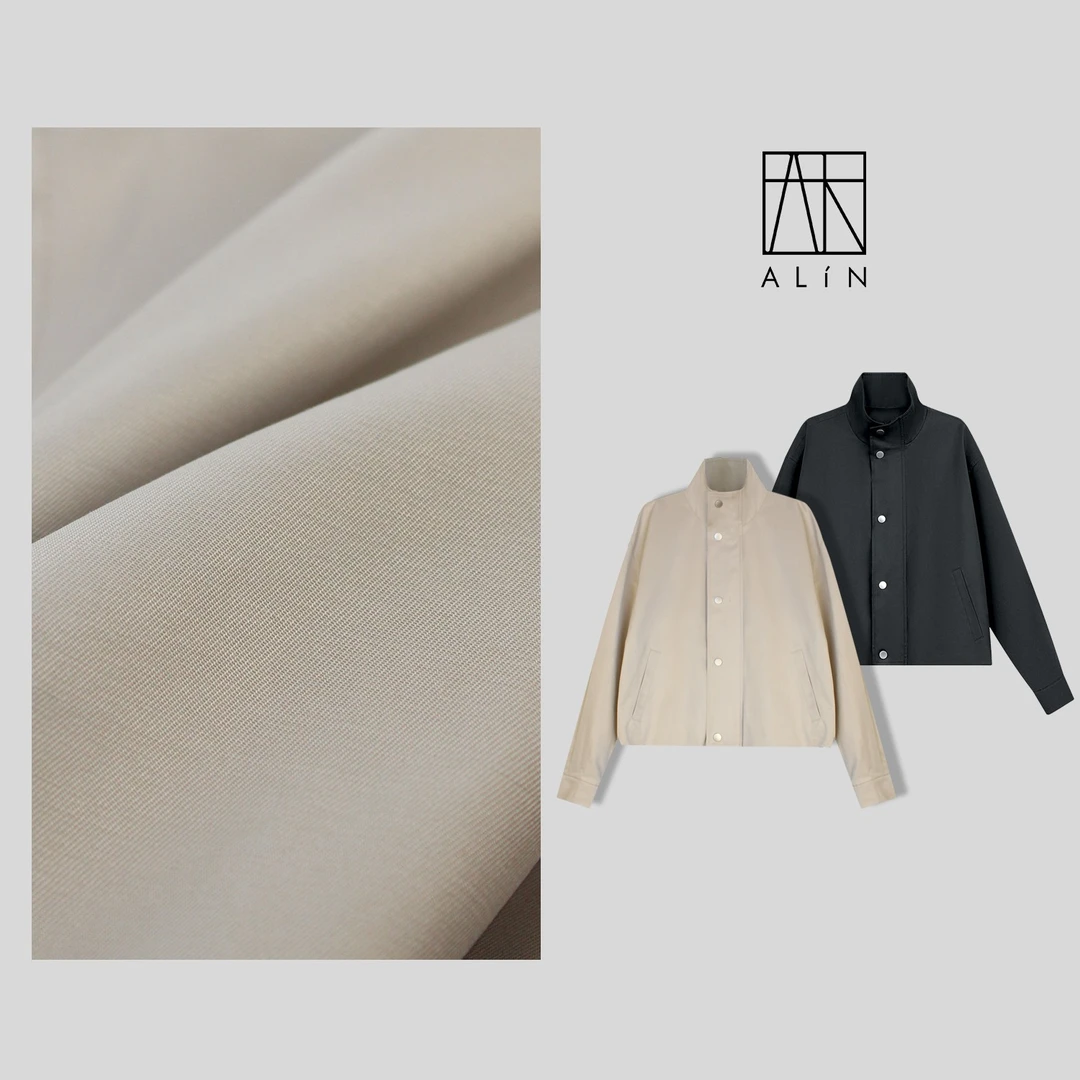 ALIN【立领夹克外套】春季百搭时尚立领短款风衣外套 24-SSF8018J