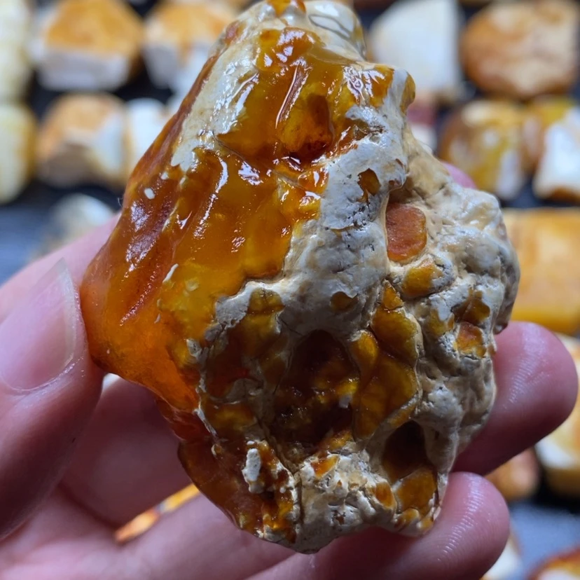 【闪购商品】定制琥珀未镶嵌我****长