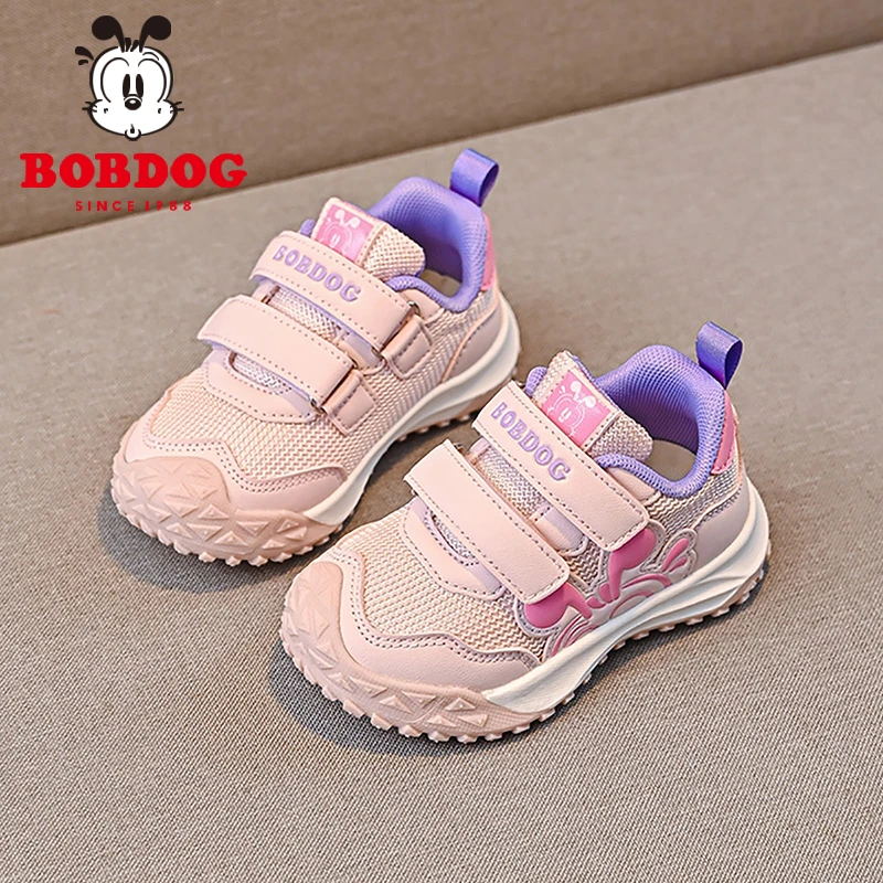 巴布豆童鞋全新百搭板鞋软底女童鞋子女孩专属潮流型运动鞋网鞋