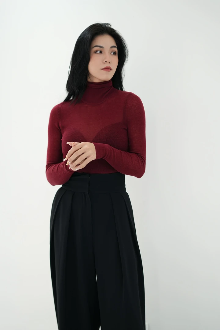 SIQIYOUNG冬日暖阳 | 高领针织上衣