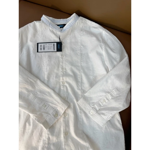 撤柜订单！情侣款！立领提花设计感小众衬衫   5021