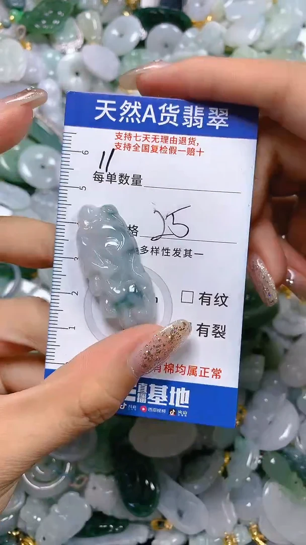 【闪购商品】翡翠颈饰未镶嵌天然A货翡翠