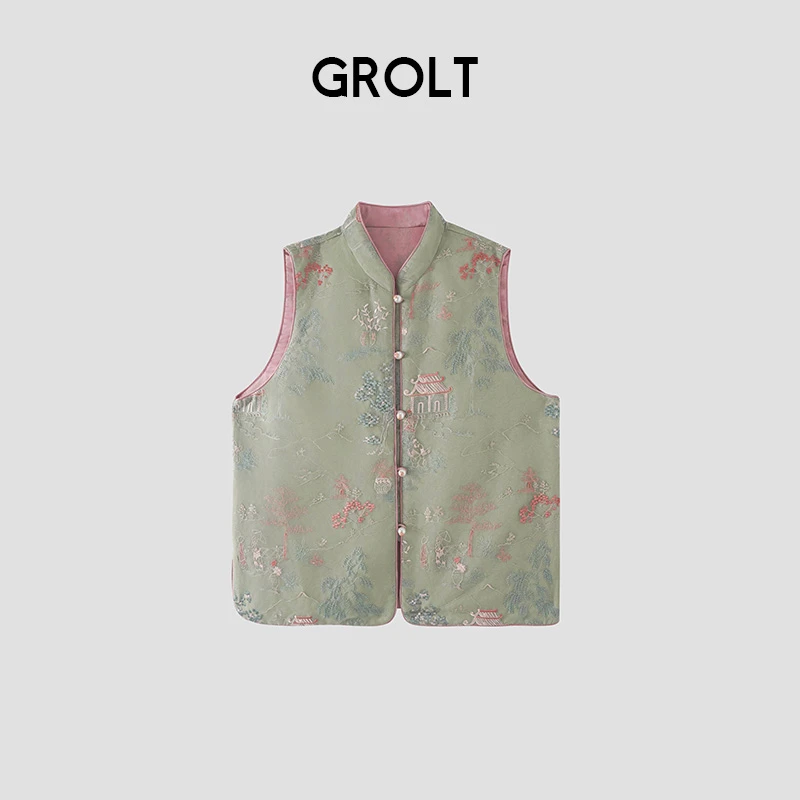 X801新中式中国风马甲