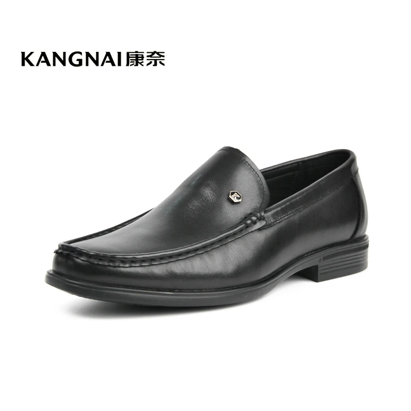 Kangnai/康奈35117专柜正品商务舒适系列套脚舒适真皮软底男皮鞋