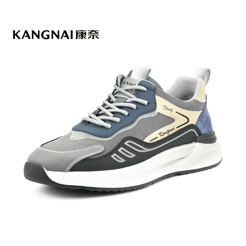 Kangnai/康奈25442专柜正品春秋季时尚舒适透气拼色男运动休闲鞋