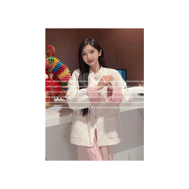 CHASING LIGHT【桃之夭夭国风 立体浮雕外套】W2551/167号
