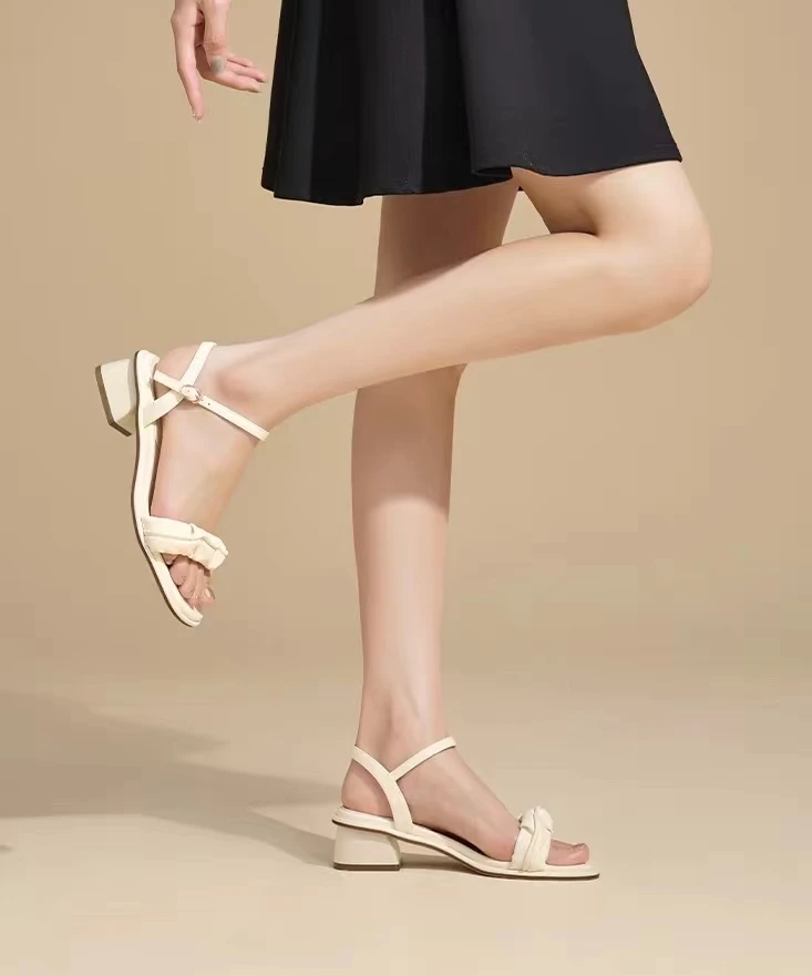 夏季做仙女韩版厚底一字拖鞋女凉鞋外穿配裙子休闲凉拖鞋07818