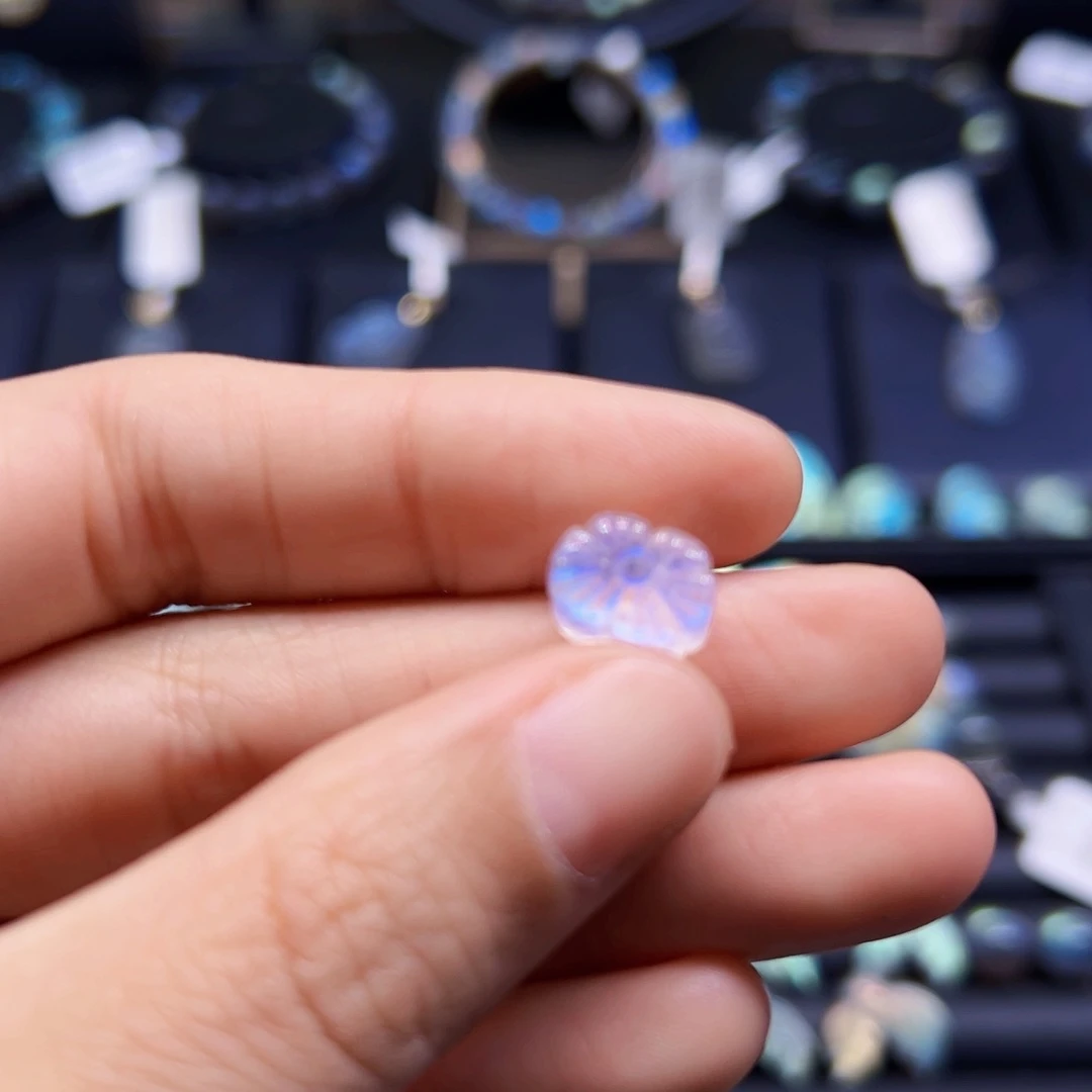 拉长石吊坠(不含链)银S925镶嵌?***?定制扣头不退不换