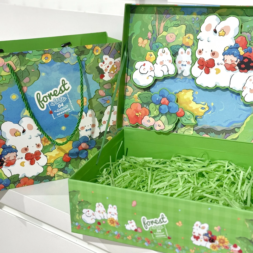 三年二班月光花园系列文具礼盒女生礼物生日送礼套装推荐 L