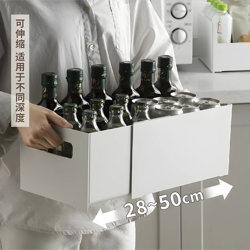 纳由美可伸缩收纳盒收纳师联合研发收纳ABS优质原料桌面收纳盒