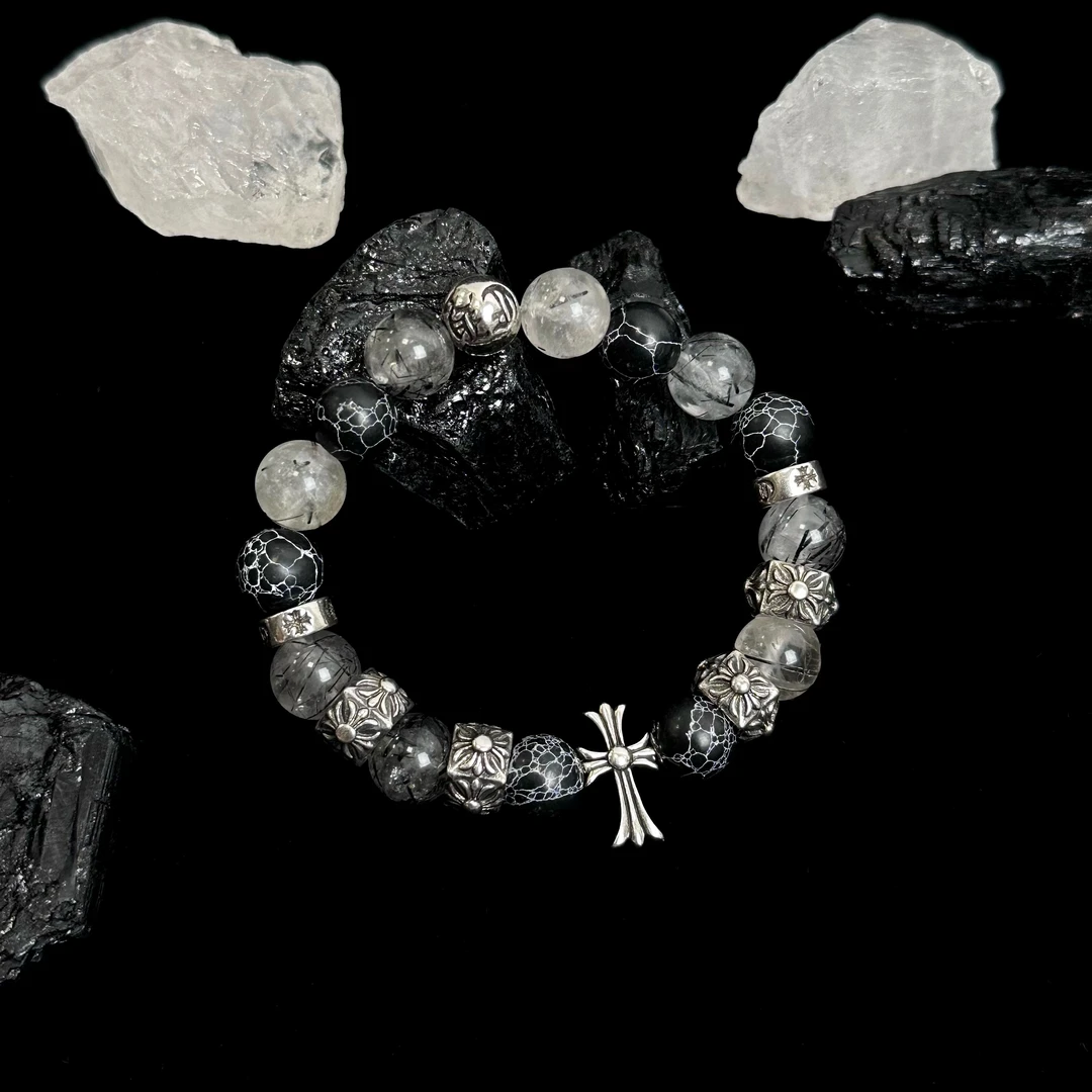 铜合金仿水晶手链 【发如雪】个性时尚款手链